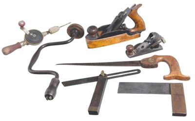 Assorted Makers: Lot Of Clean & Usabl Woodworking Tools