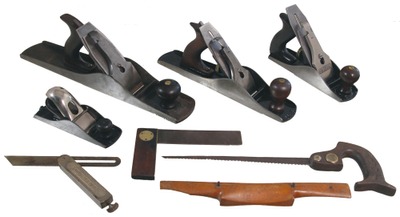 Assorted Makers: Lot Of Clean & Usabl Woodworking Tools