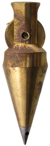 Unmarked: Unus. Integral Reel Plumb Bob