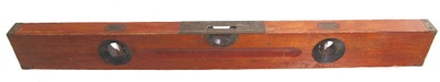 Stanley Rule & Level, No. 19: "Victor" Mahogany & Brass Level
