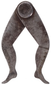 Unmarked: Pair Of 19th C. "Ladyleg" Calipers
