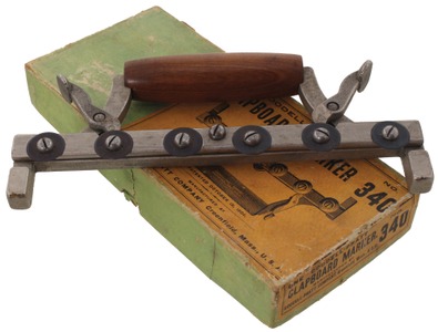 Goodell-Pratt Company, Greenfield, Massachusetts, No. 340: Clapboard Marking Gauge