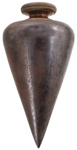 Unmarked: Massive 12 Pound Iron Plumb Bob