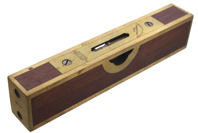 Stratton Brothers, Greenfield, Massachusetts, No. 10: Rare Early Six-Inch Brass Bound Level