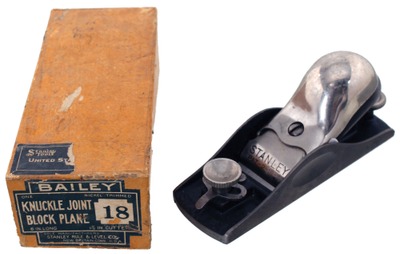 Stanley Rule & Level, No. 18: Knuckle Joint Block Plane