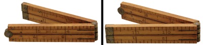 Upson Nut Company, Unionville, Connecticut, No. 69: One-Foot/Four-Fold Folding Rule