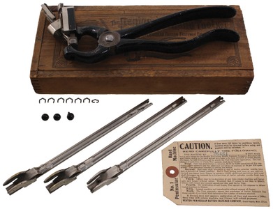 Heaton Peninsular Button Fastener Company, Grand Rapids, Michigan: Early Patent Button Fastening Device
