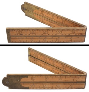S.A. Jones & Company, Hartford Connecticut: Two-Foot, Four-Fold Folding Rule