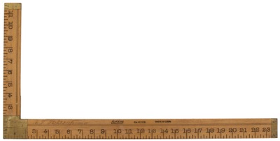 Lufin Rule Company, No. 8236: Boxwood Tailor's Square