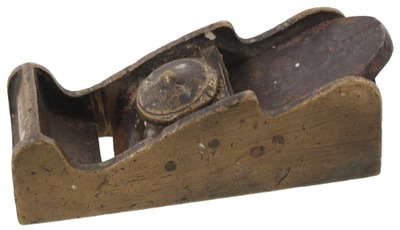 Unmarked: Early Cast Brass Smoothing Plane