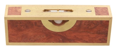Barry Weaver, Barrington, Rhode Island: Fancy Burl  & Bras Stratton Type Level
