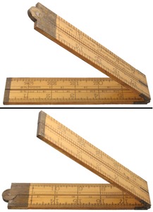 Chapin-Stephens Company, Pine Meadow, Connecticut, No. 72: Two Foot, Four Fold Folding Rule
