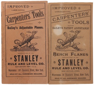 Stanley Rule & Level: Two Stanley "Pocket" Tool Catalogues