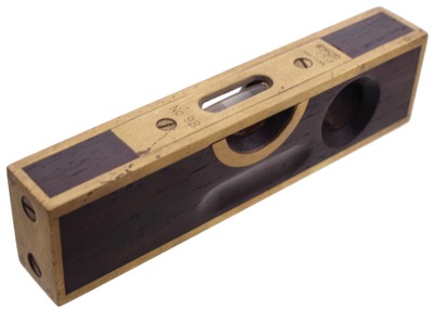 Stanley Rule & Level, No. 98: Brass-Bound Rosewood Level