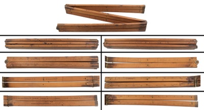 Samuel Mansell, Wolverhampton, England: Six Fold, Six-Foot B'wood Folding Rule