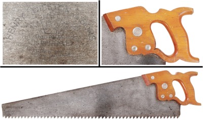 Henry Disston & Sons, Philadelphia, Pennsylvania: Most Unususal "Special" Rip Saw