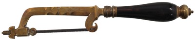 Unmarked: Showy Buffalo Horn Handle Jeweler's Saw