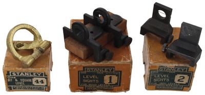 Stanley Rule & Level: Three Original Box Stanley Tools