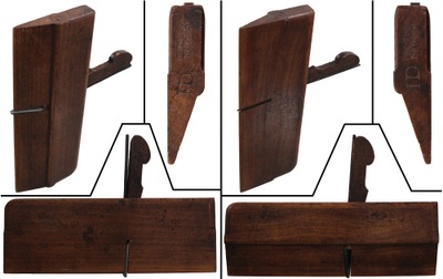 Iohn Lund, London, England: Pair Of Side Rabbet Molding Planes