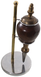 Unmarked: Fancy Rosewood & Brass Plumb Bob