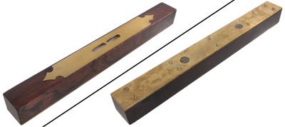 Unmarked: Spectacular Cocobolo & Brass Spirit Level