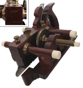 Jim Leamy, East Earl, Pennsylvania: Rosewood Center Wheel Plow Plane