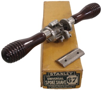 Stanley Rule & Level, No. 67: Patent Universal Spoke Shave
