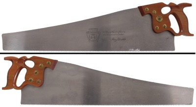 Henry Disston & Sons, Philadelphia, Pennsylvania, No. D-8: Extra Clean 6 Point Rip Saw