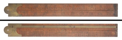 Belcher Bros. & Company, New York, New York: Two-Foot, Four-Fold Engineer's Rule
