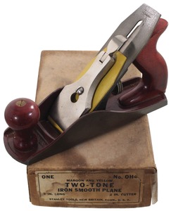 Stanley Rule & Level, No. OH4: "Two Tone" Smoothing Plane