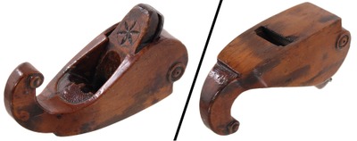 Unmarked: Carved European "Hornplane