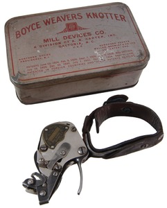 Mill Devices Company, Gastonia, North Carolina: Extra Clean "Boyce Weaver's Knotter"