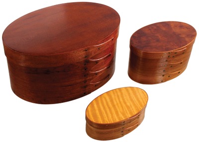 Robert Lindner, Clarence, New York: Three  Wooden Shaker Boxes