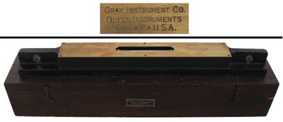 Gray Instrument Company, Philadelphia, Pennsylvania: Precision Cast Iron Level