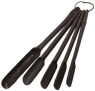Unmarked: Set Of Five Octagon Hdl. Spoon Auger Bit