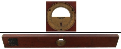L.L. Davis, Springfield, Massachusetts, No. 5: 30" "Tall Frame" Mahogany Level