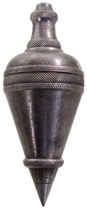 Unmarked: Artfully Crafted Iron Plumb Bob