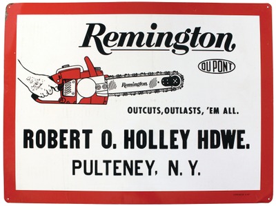 Remington: Hdwe. Store Advertising Sign