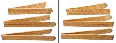John Rabone & Sons, Birmingham, England: Three Extra Clean 3 Foot Folding Rules