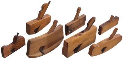 Unmarked: Wkg. Set Of Eight Coachmakers' Planes