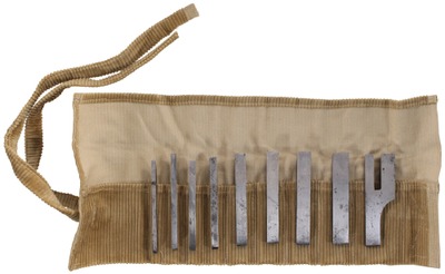 Stanley Rule & Level: Set Of Nine Original Cutting Irons