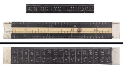 Christy & Company, London, England: Ebony & Ivory Hat Sizing Rule