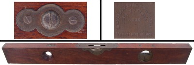 L.L. Davis, Springfield, Massachusetts, No. 14: L.L. Davis Patent Mahogany Level