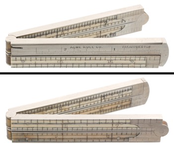 Acme Rule Company: Hogarty's Patent Caliper Folding Rule