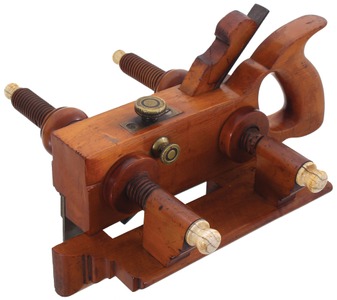 Casey, Clark & Company (unmarked): Handled Boxwood Plow Plane