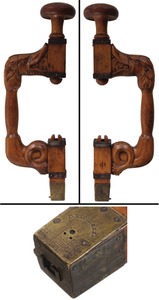 Unmarked: Spectacular Carved Wooden Brace
