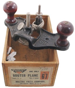 Millers Falls Company, Millers Falls, Massachusetts, No. 67: Open Throat Router Plane