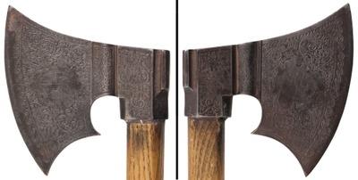 Unmarked: Artfully Crafted 5" Edge Axe Or Hatchet