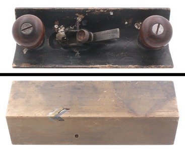 Unmarked: Fancy Cast Bronze Core Box Plane