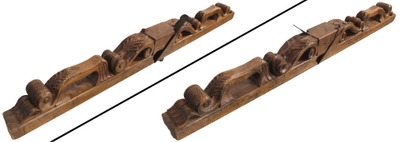 Unmarked: 18th C. Type Europea Dbl Rabbet Plane